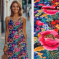 Preview: Stoff der Woche: Blommer  - Eigenproduktion von Graustufen-Stoffe